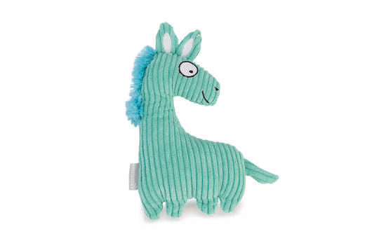Beeztees JOLI Ribbed Fabric Horse Toy 23 cm Blue