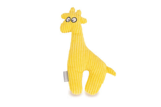 Beeztees RAFFO Ribbed Fabric Giraffe Yellow 27 cm
