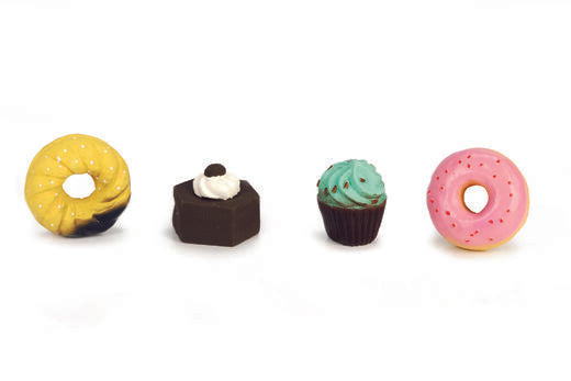 Beeztees latex bakelse cupcake 7,5 cm för hundar