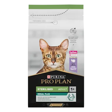 Purina Pro Plan Cat Sterilised Adult 1+ Renal Plus Turkey Kattfoder 3 kg