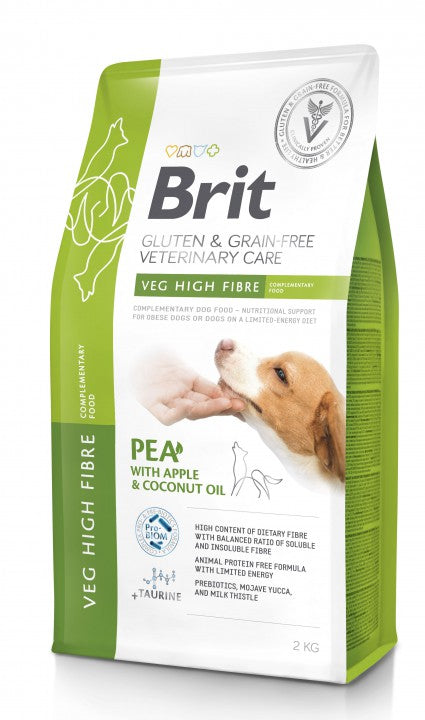 Brit Veg High Fibre kuivtoit koertele 2 kg