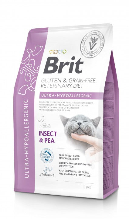 Brit Ultra-hypoallergenic Insect & Pea Cat 2 kg