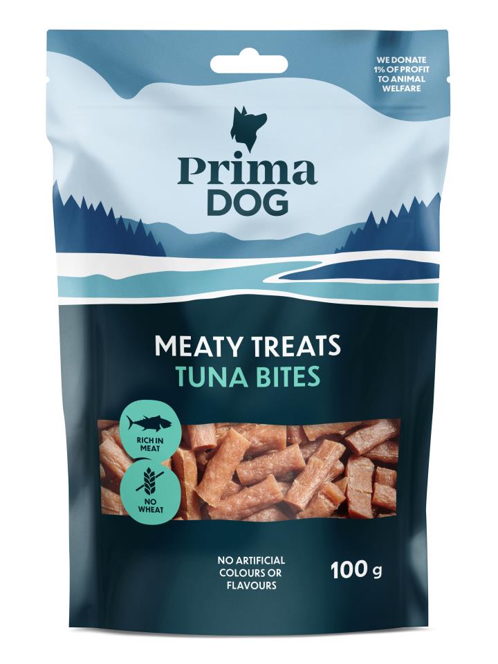 PrimaDog Tonfiskgodis 100 g för hundar