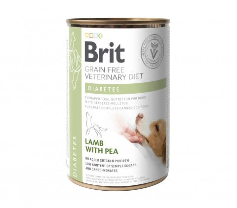 Brit Diabetes Lamb with Pea Hundmat 400 g