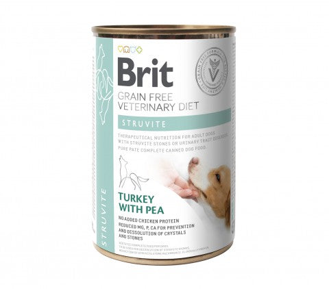 Brit Veterinary Diet Struvite Turkey with Pea for dogs 400 g