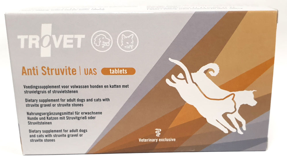 Trovet UAS Anti Struvite för katter och hundar 30 tabletter