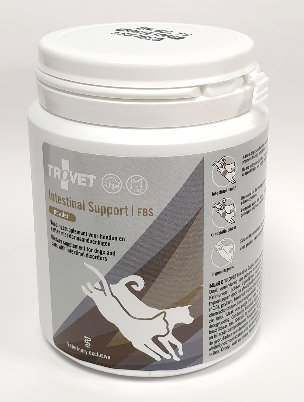 Trovet FBS Intestinal Support 150 g för hundar och katter