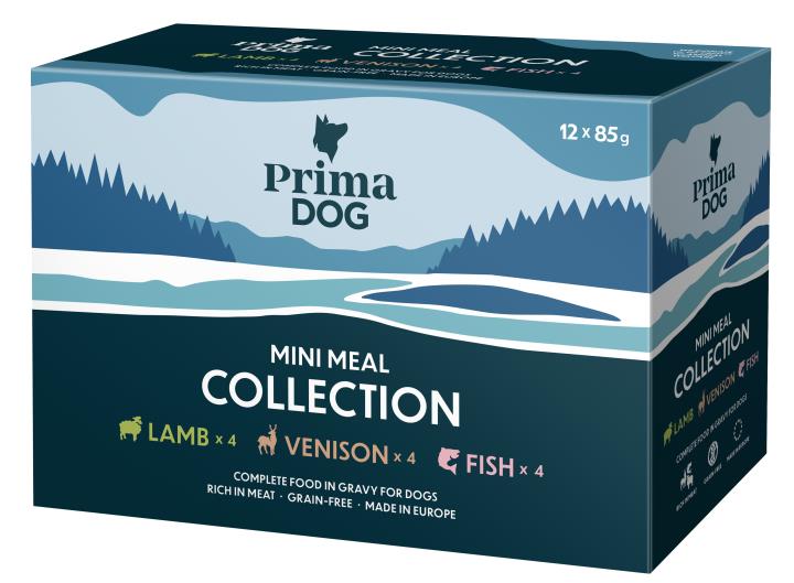 PrimaDog Mini Meal wet dog food collection 12 x 85 g