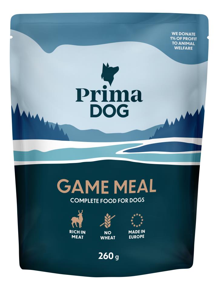 PrimaDog Viltmåltid för hundar 260 g