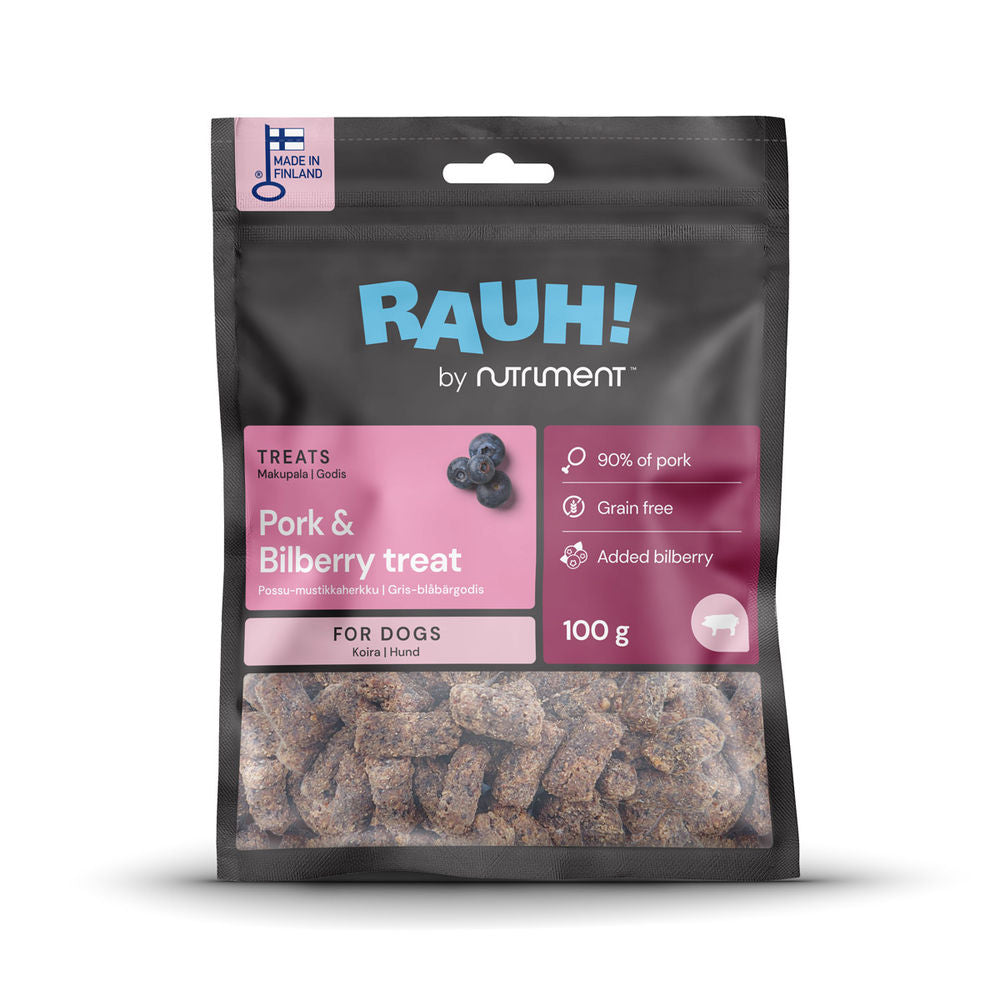 RAUH! Pork-blueberry Treat 100 g