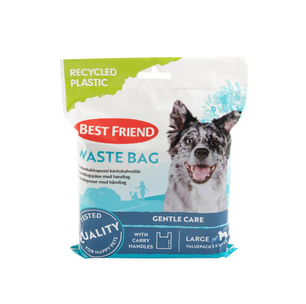 Best Friend Gear Poop Bags L with Handles 3 x 40 pcs