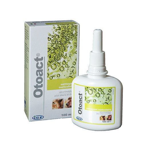 Otoact öronrengöring för hund och katt 100 ml