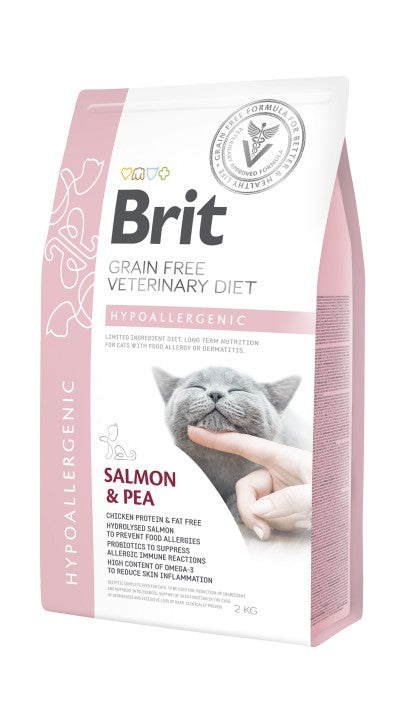 Brit Hypoallergenic Salmon & Pea Kattmat 2 kg