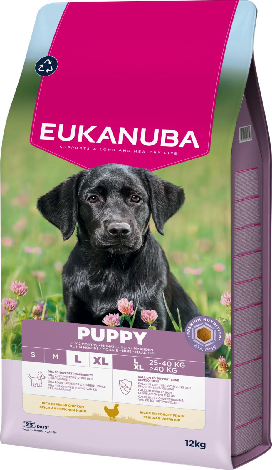 Eukanuba Puppy Large Breed dry dog food 12 kg