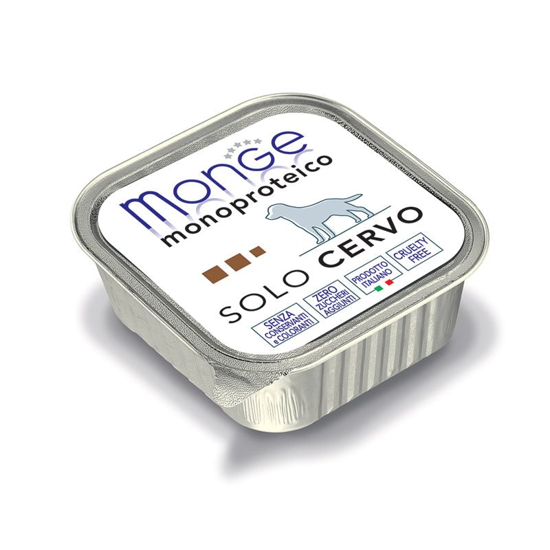 Monge Monoprotein Hjort 150 g för hundar