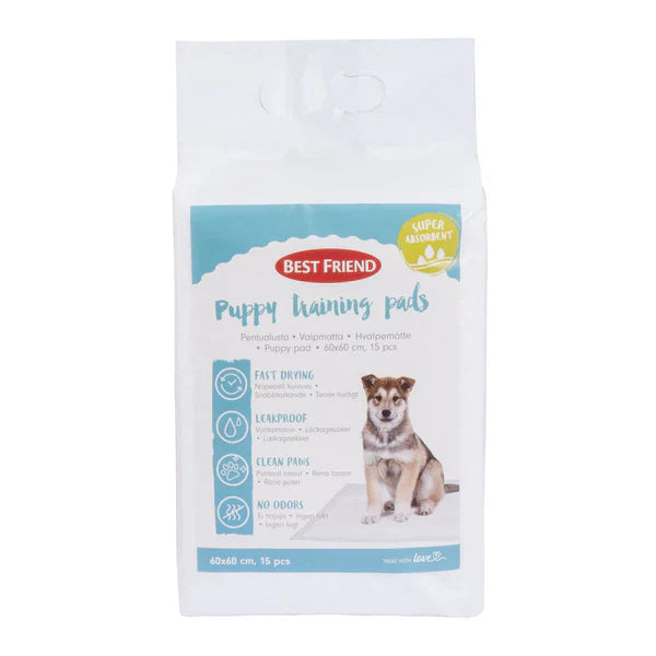Best Friend Puppy training pads 60 x 60 cm 15 pcs