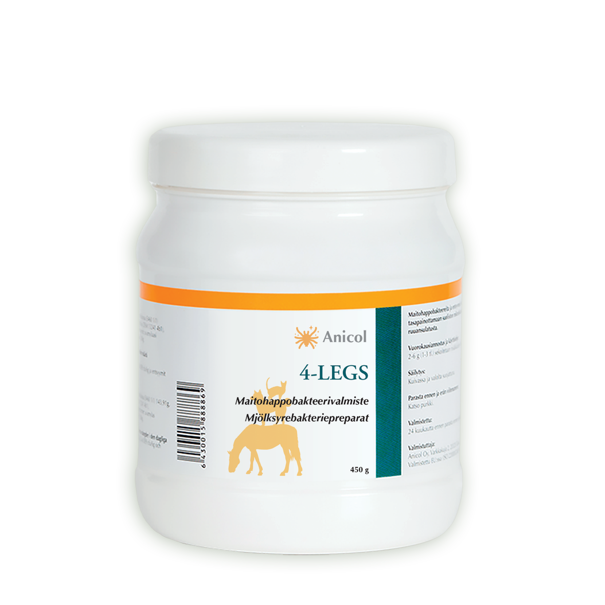 Anicol 4-Legs Probiotika för djur 450 g