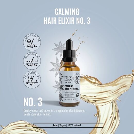 Tauro Pro Line Pure Nature Calming Hårolja 30 ml