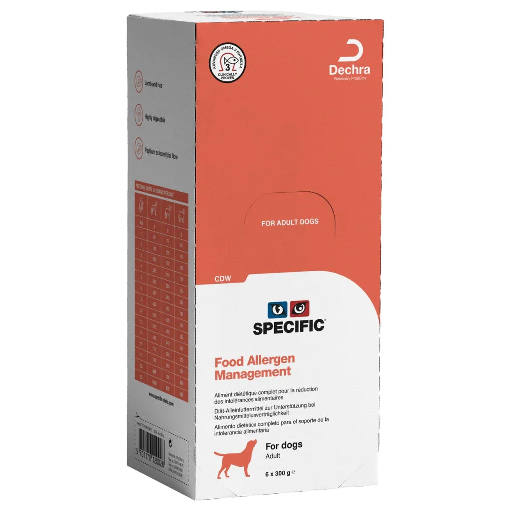 Specific CDW Food Allergen Management for Dogs 6 x 300 g