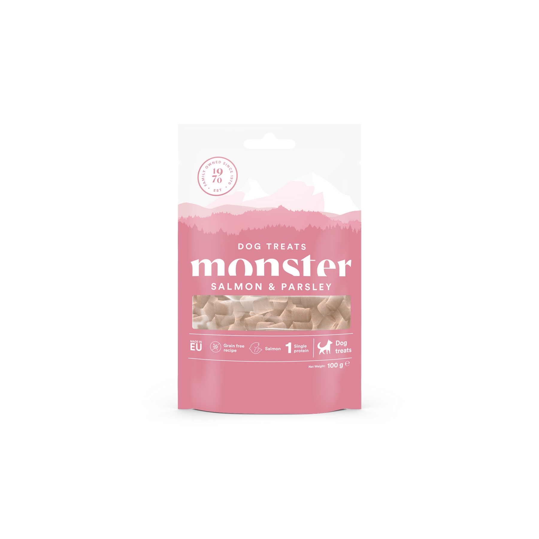 Monster Dog Treats Salmon & Parsley 100 g för hundar