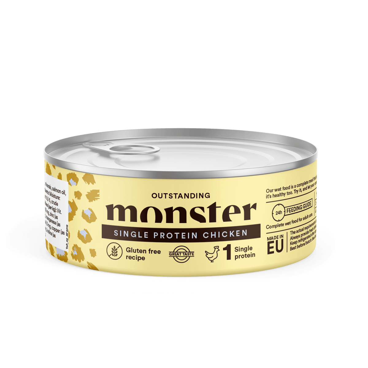 Monster Cat Adult Single Protein Chicken 100 g för katter
