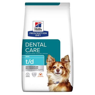 Hill's PRESCRIPTION DIET t/d Mini dry food for dogs with chicken3 kg