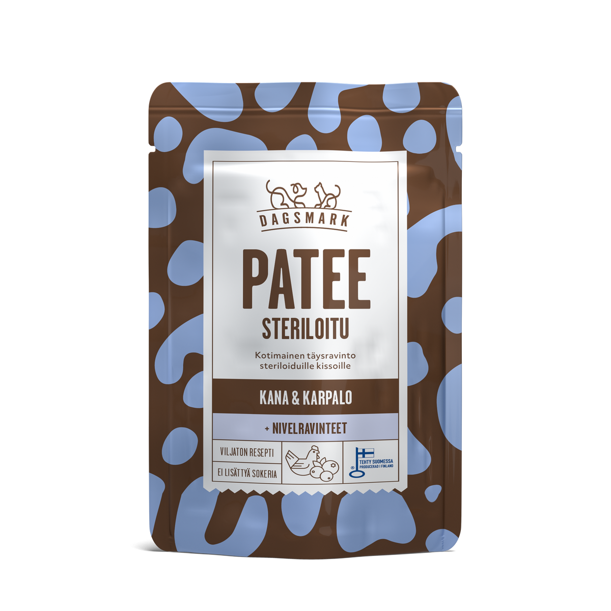 Dagsmark Paté Sterilised Chicken & Cranberry for cats