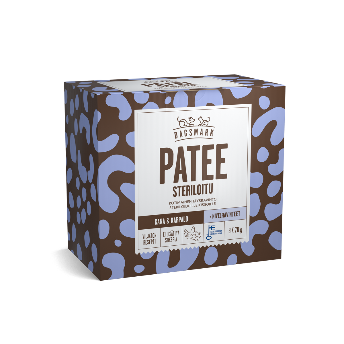 Dagsmark Paté Sterilised Chicken & Cranberry for cats