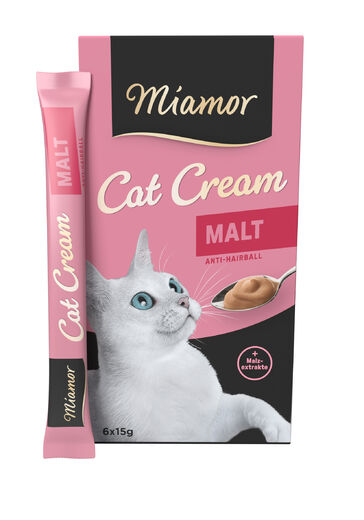 Miamor Cat Cream Malt 6 x 15 g för katter