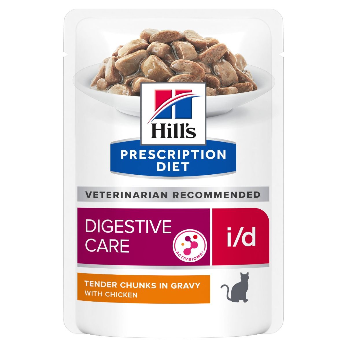 Hill’s Prescription Diet i/d Digestive Care kanaga märgtoit kassidele 12 × 85 g MULTIPAKK