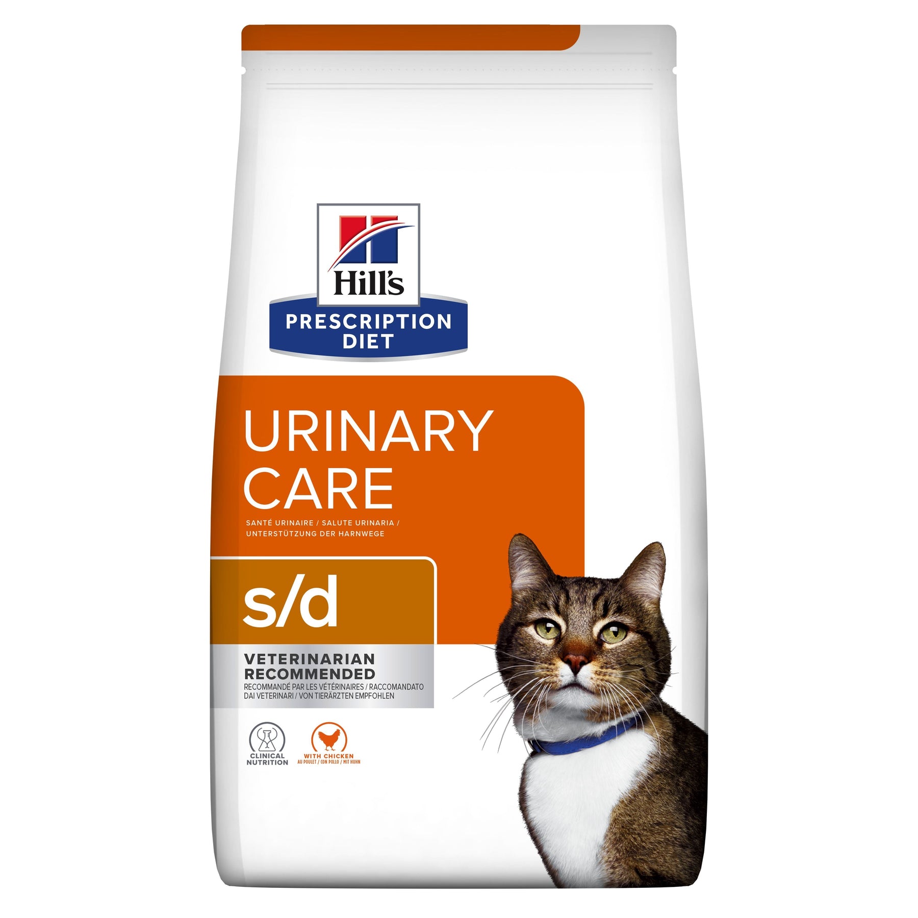 Hill's Prescription Diet Urinary Care s/d torrfoder till katter med kyckling 1,5 kg