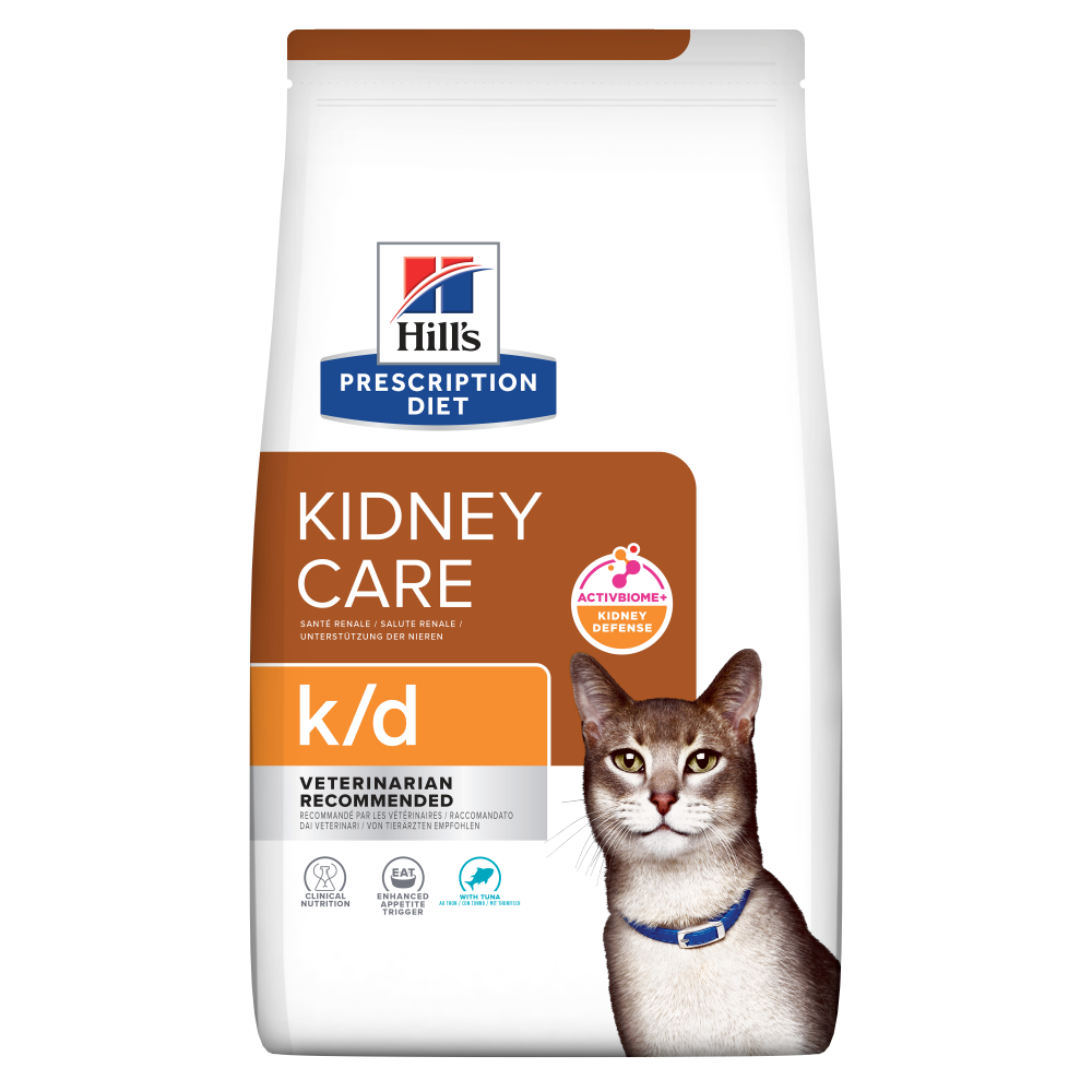 Hill's PRESCRIPTION DIET k/d dry food for cats with tuna 3 kg