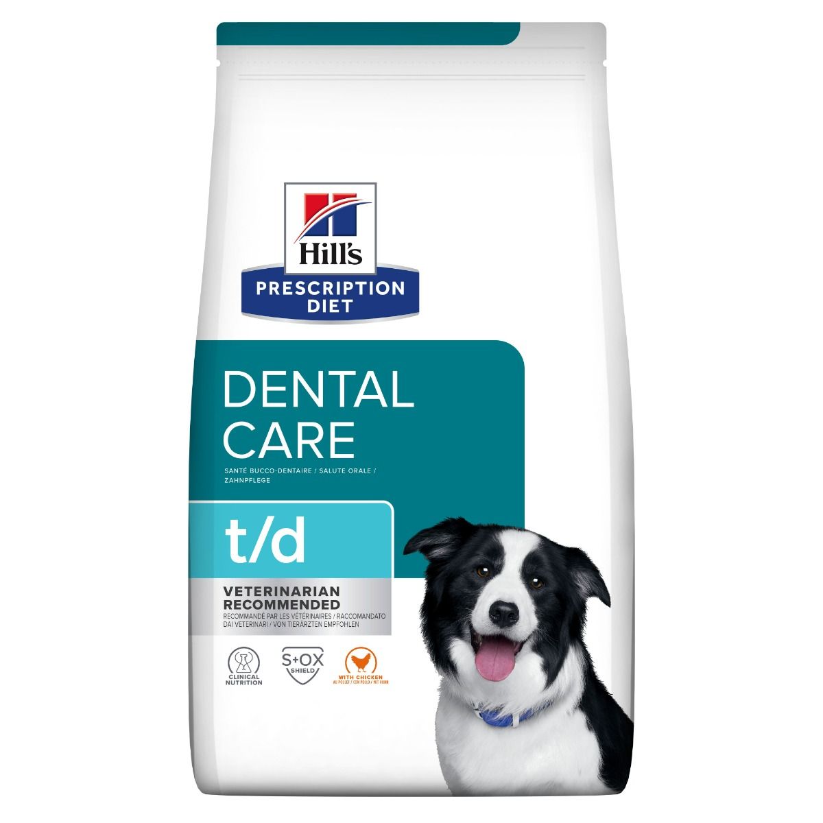Hill's Prescription Diet Dental Care t/d torrfoder för Hund 10 kg