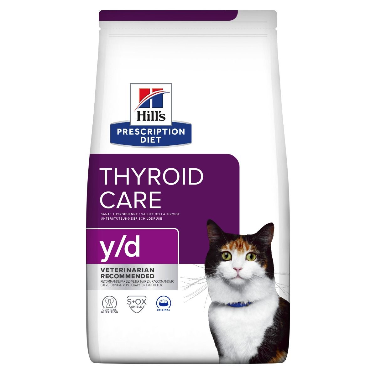 Hill’s Prescription Diet y/d Thyroid Care kuivtoit kassidele 1,5 kg