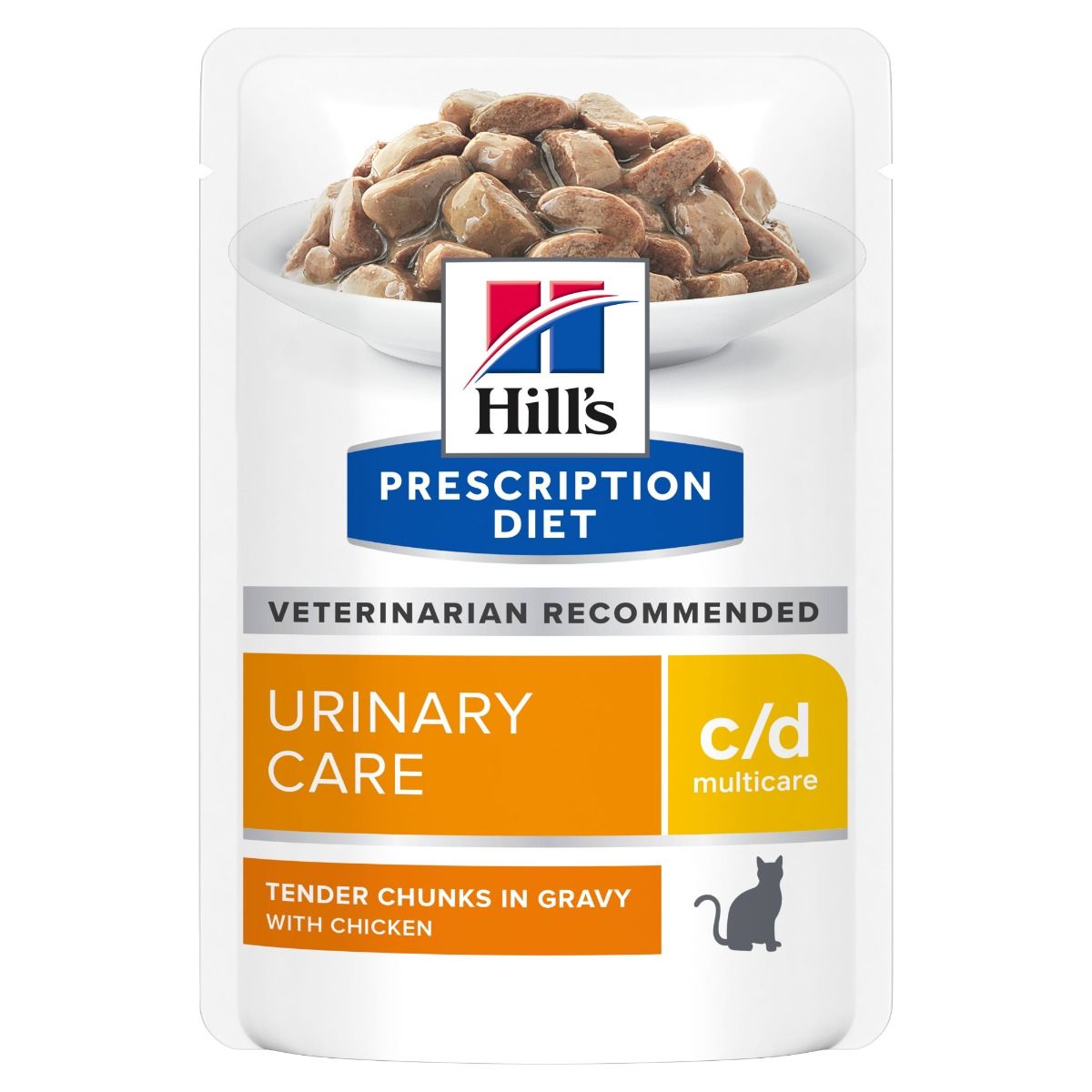 Hill’s Prescription Diet c/d Urinary Care kanaga märgtoit kassidele 12 × 85 g MULTIPAKK