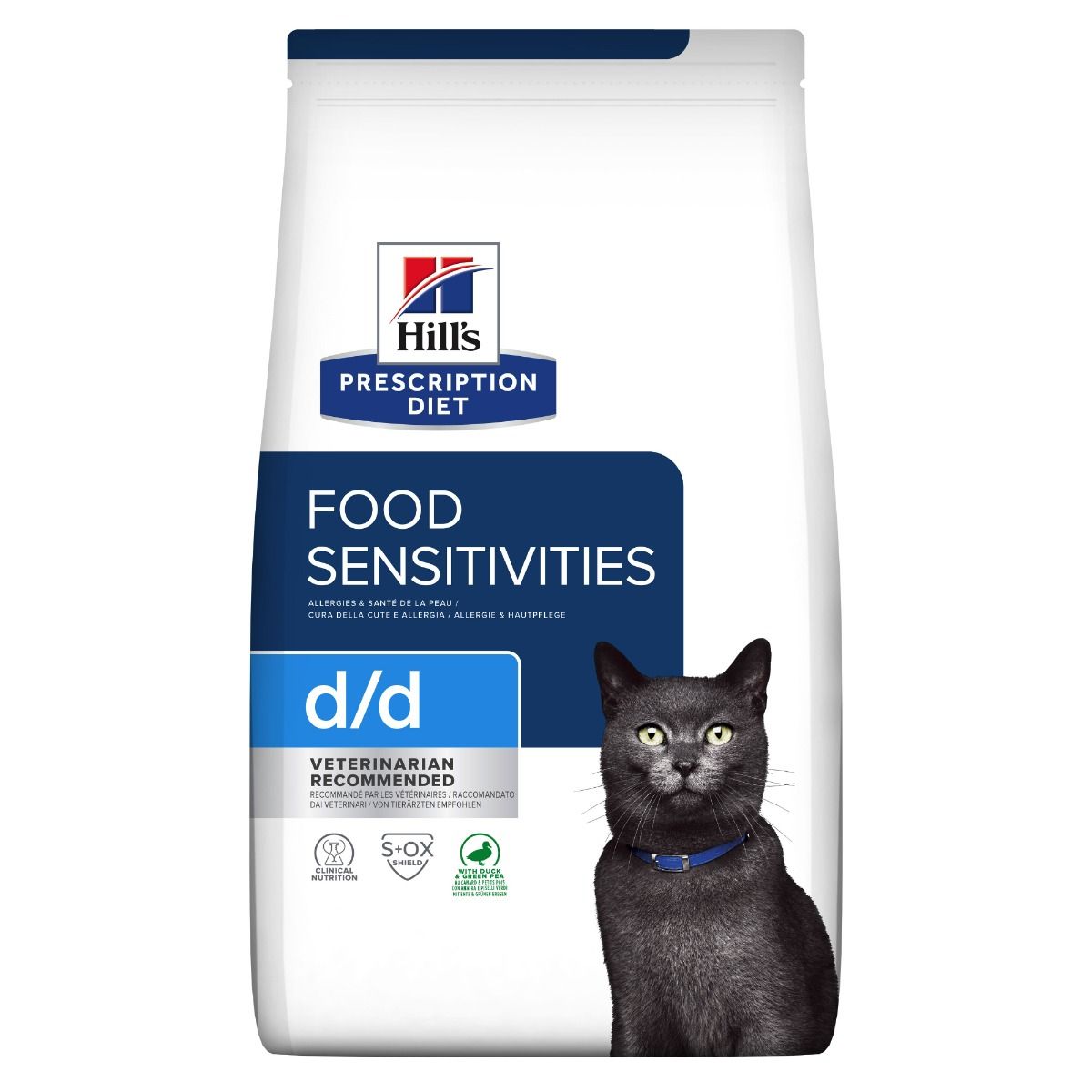 Hill's Prescription Diet d/d Food Sensitivities with Duck & Green peas for Cats