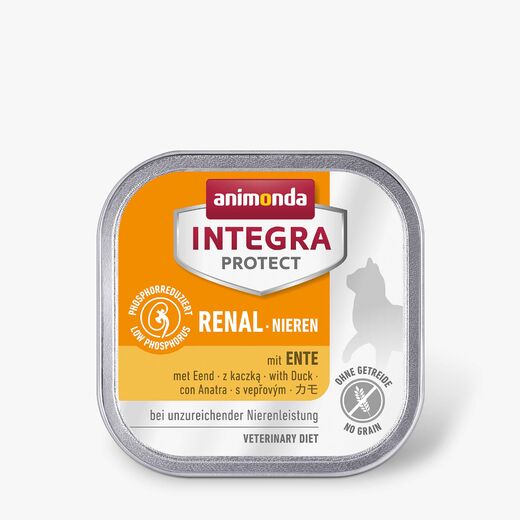 Animonda Integra Protect Renal märgtoit kassidele pardiga, 100 g