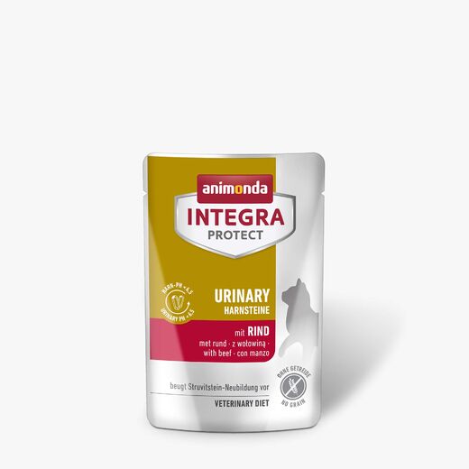 Animonda Integra Protect Urinary märgtoit kassidele veiselihaga (struviitkivide ennetamiseks), 85 g