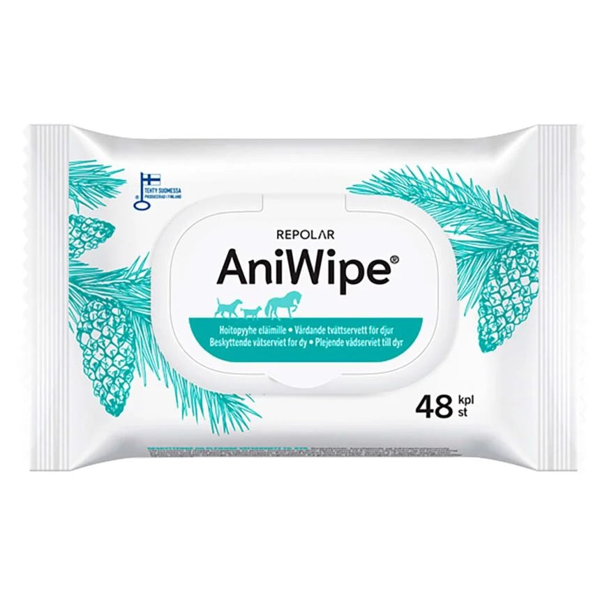 AniWipe Rengöringsservetter för djur 48 st