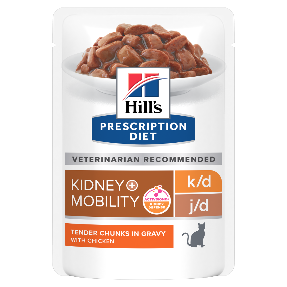 Hill's Prescription Diet k/d + Mobility kanaga märgtoit kassidele 85 g PROOVIPAKK