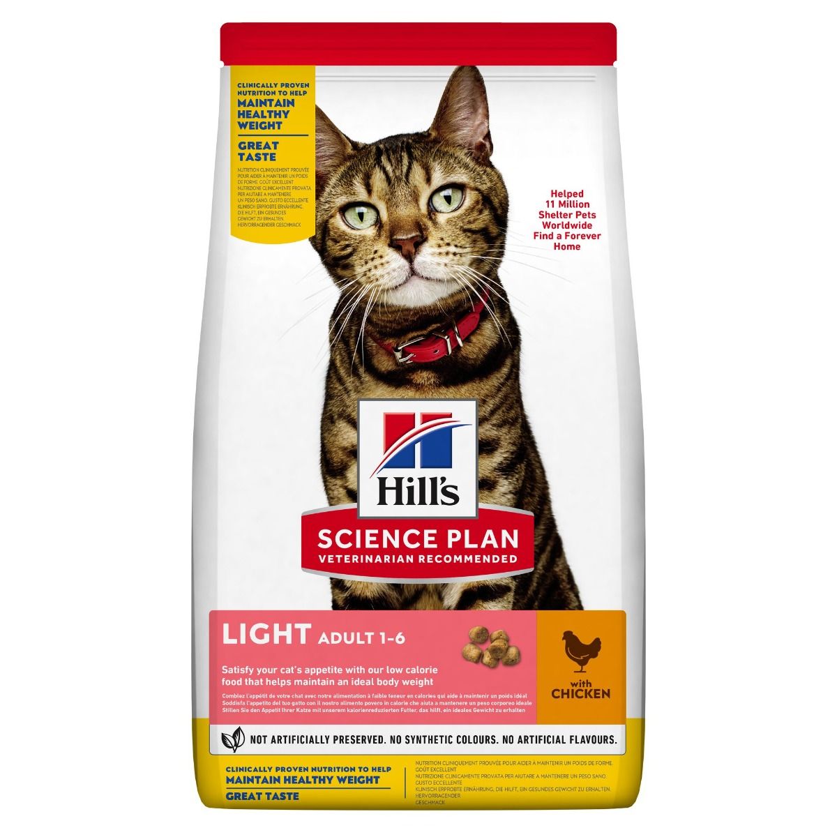 Hill's Science Plan Adult Light with Chicken for Cats 1,5 kg