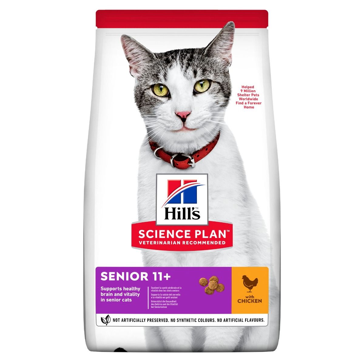 Hill's Science Plan Senior 11+ with Chicken for Cats 1,5 kg