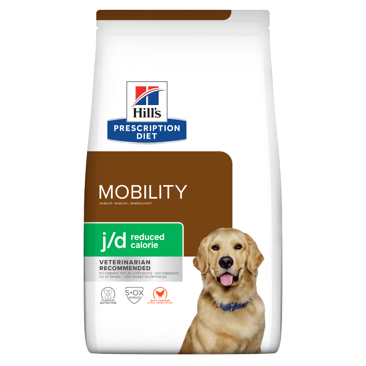 Hill's j/d Mobility Reduced Calorie med kyckling 12 kg för hundar