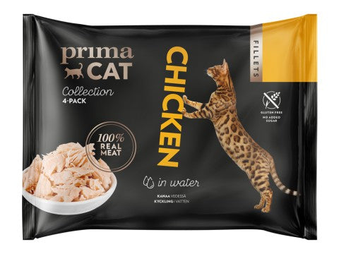 PrimaCat Fillets Chicken in Water for Cats 4 x 50 g