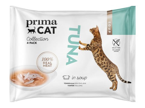 PrimaCat Soup Tuna in Broth for Cats 4 x 40 g