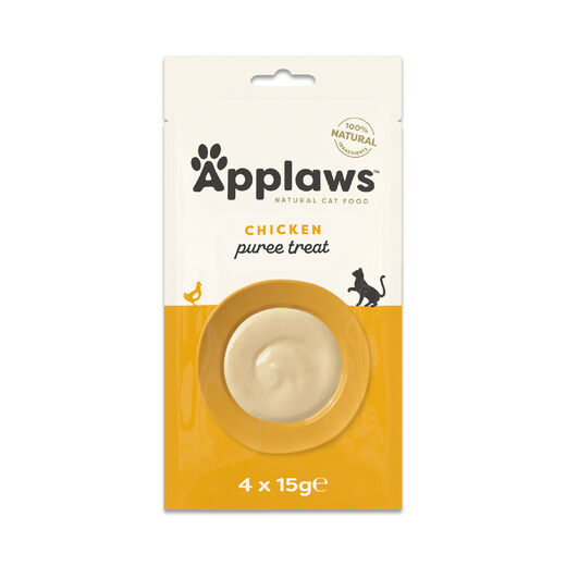 Applaws Creamy Lickable Treats Kyckling 4 x 15 g kattgodis
