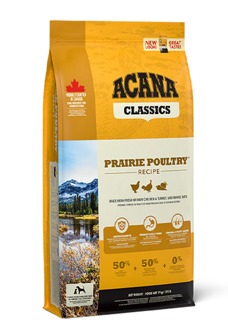 Acana Prairie Poultry Dog 9,7 kg för hundar