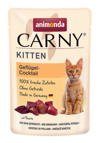 Animonda Carny Kitten Fågel Cocktail 12 x 85 g våtfoder för katter