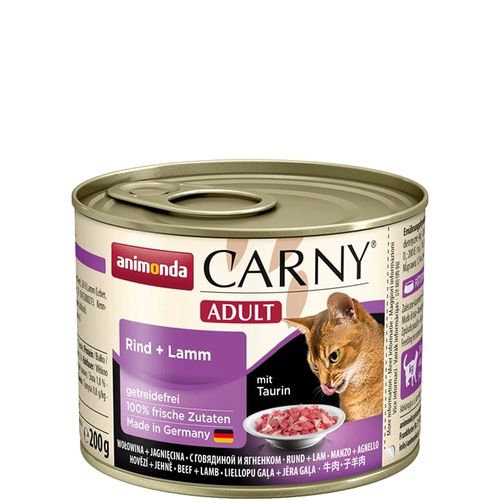 Animonda Carny Adult Beef + Lamb 6 x 200 g