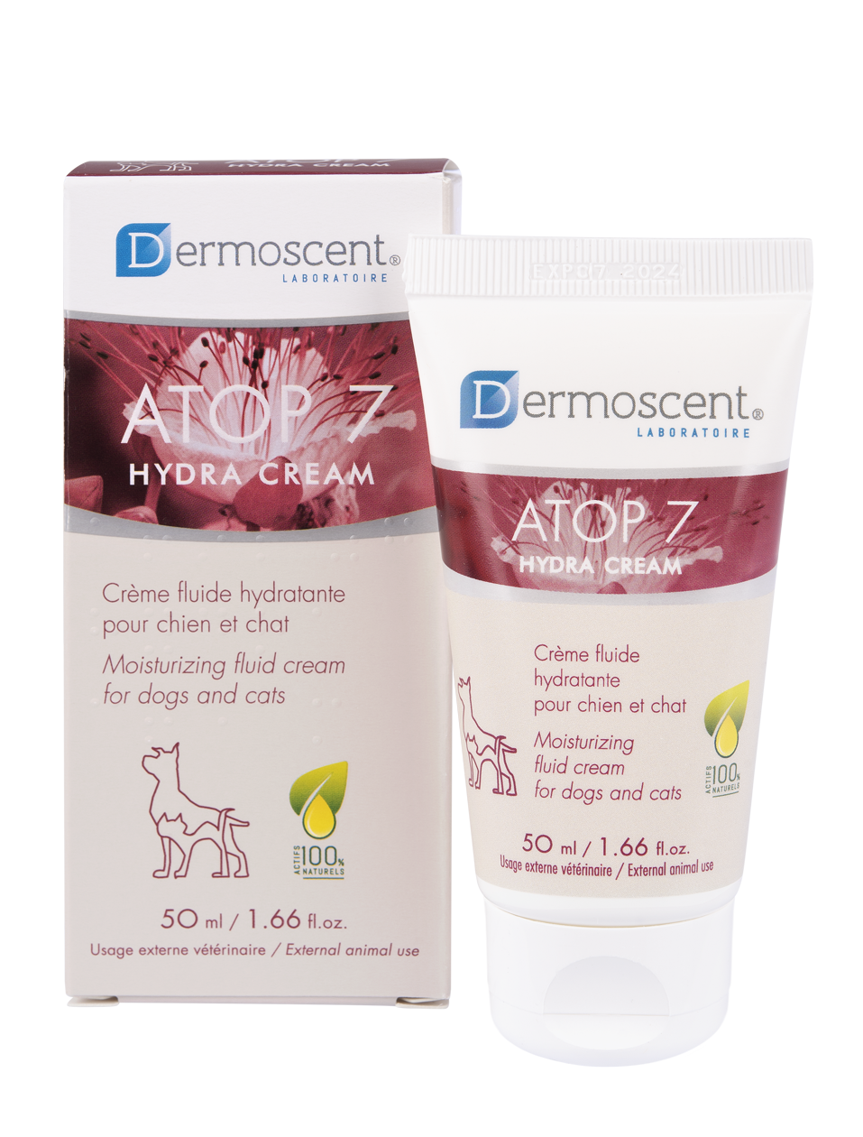 Dermoscent ATOP 7 Hydra Cream niisutav kreem koertele ja kassidele 50 ml